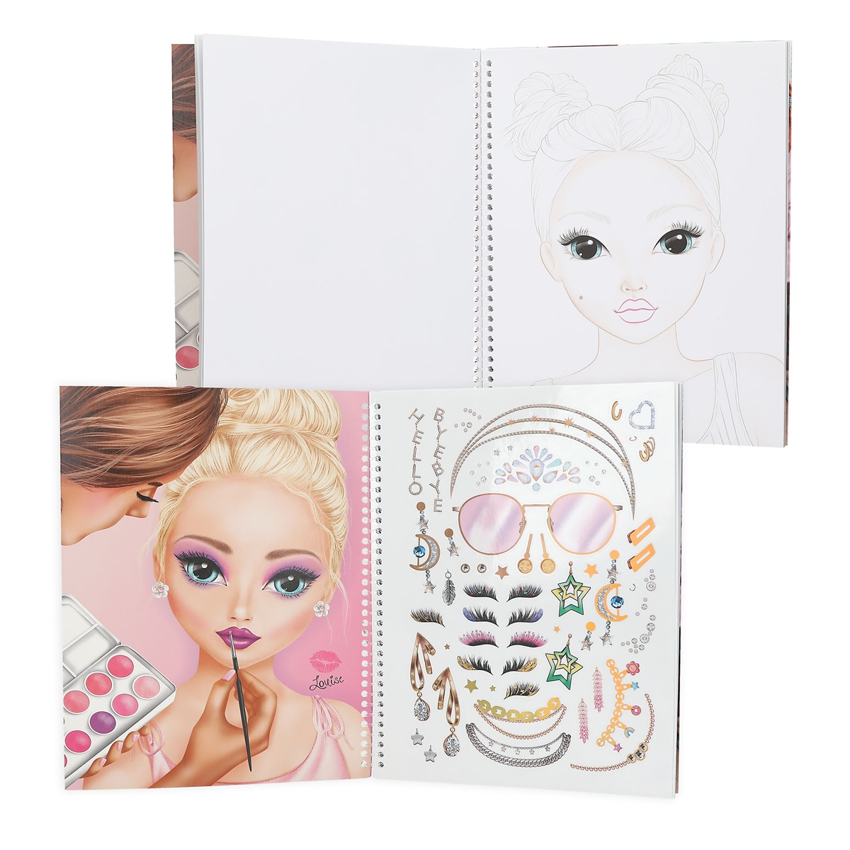 Libro colorear make-up TOPModel 3