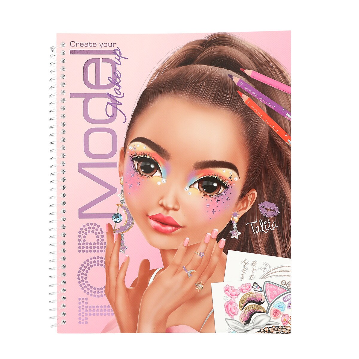 Libro colorear make-up TOPModel 2