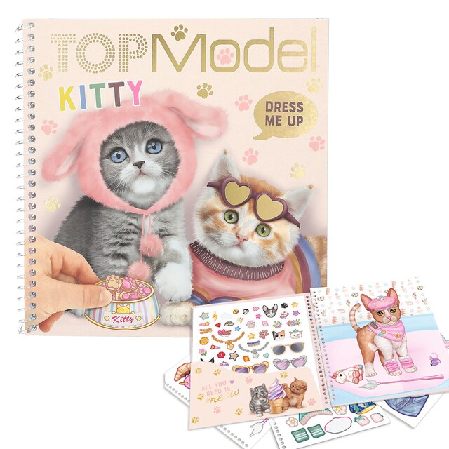 Imagen 0 de Cuaderno dress me up Kitty TOPModel