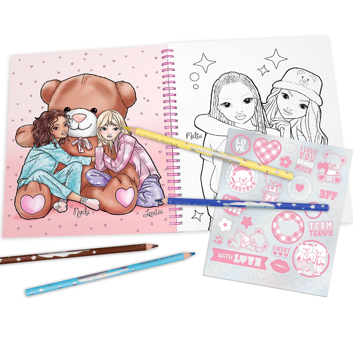 Libro de colorear TOPModel 3