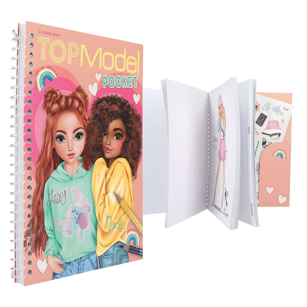 Cuaderno colorear TOPModel 3