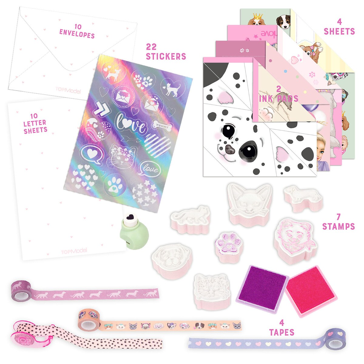 Conjunto de cartões Love TOPModel 5