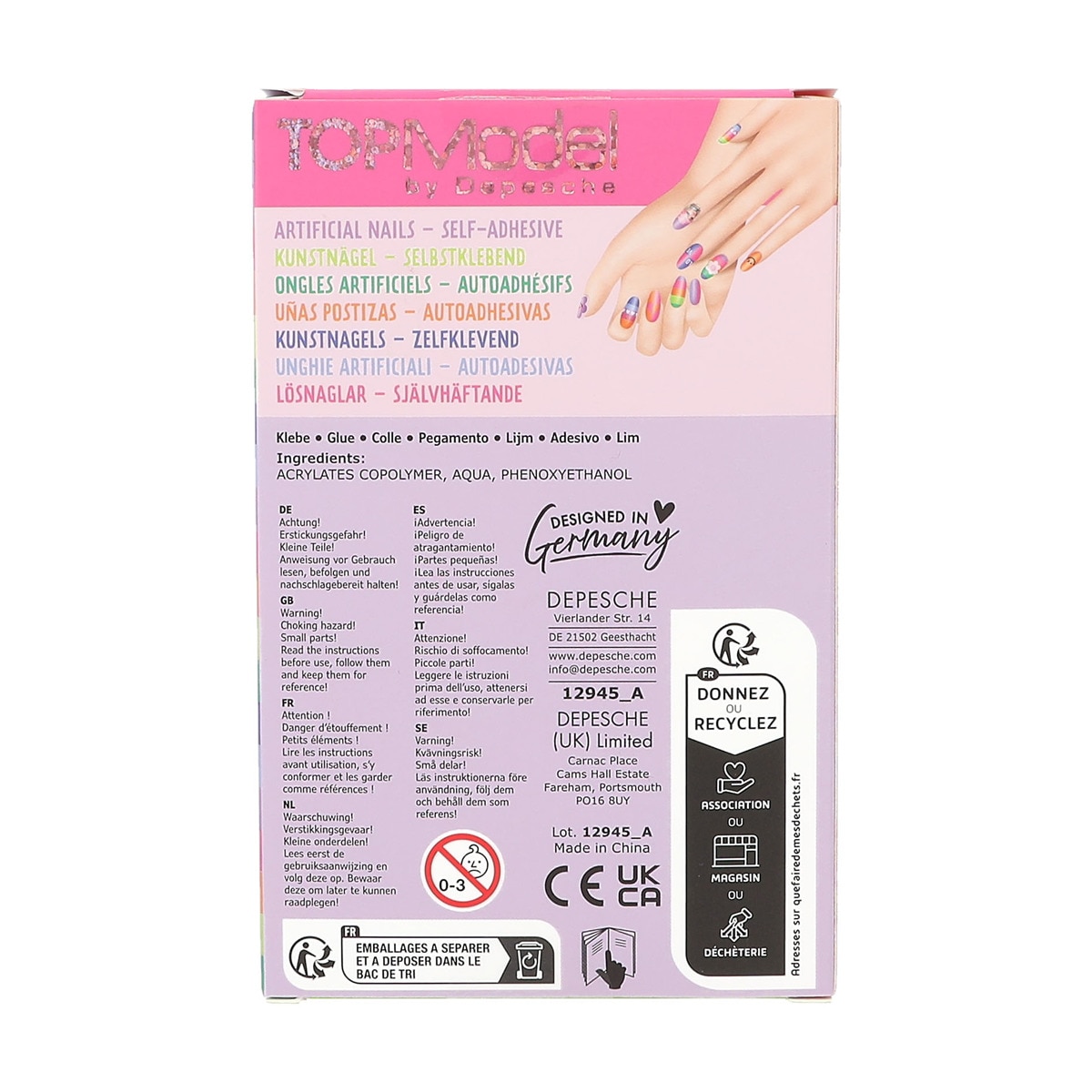 Uñas artificiales puntiagudas TOPModel 5