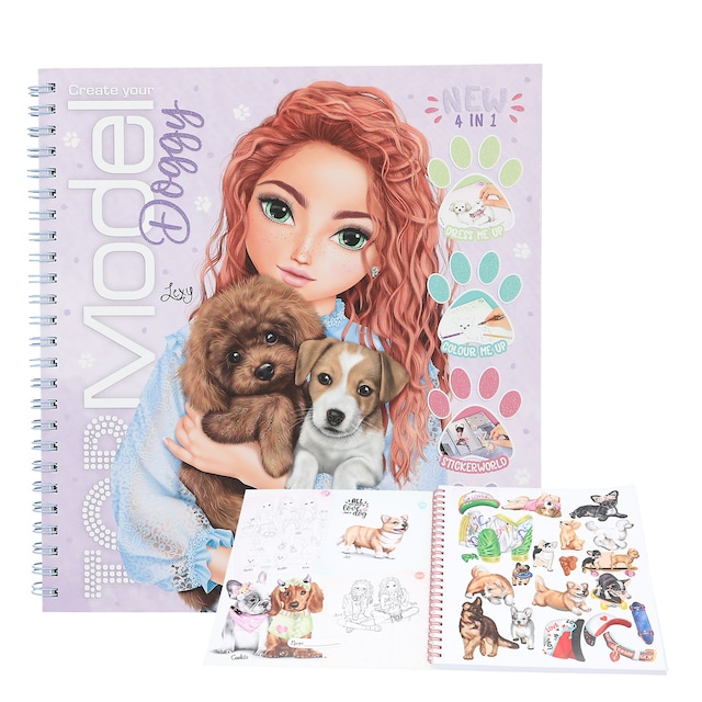 Imagem 0 de Livro de colorir Doggy TOPModel