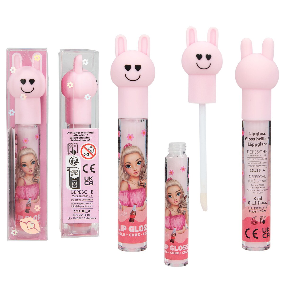 Brillo de labios conejito TOPModel 4