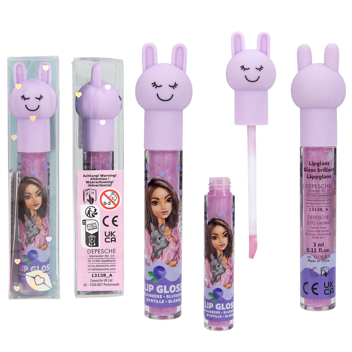 Brillo de labios conejito TOPModel 3