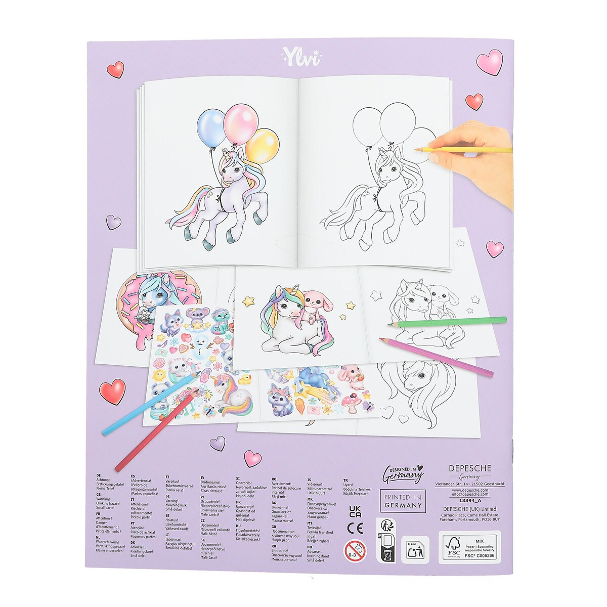 Libro crea tu unicornio Ylvi 6