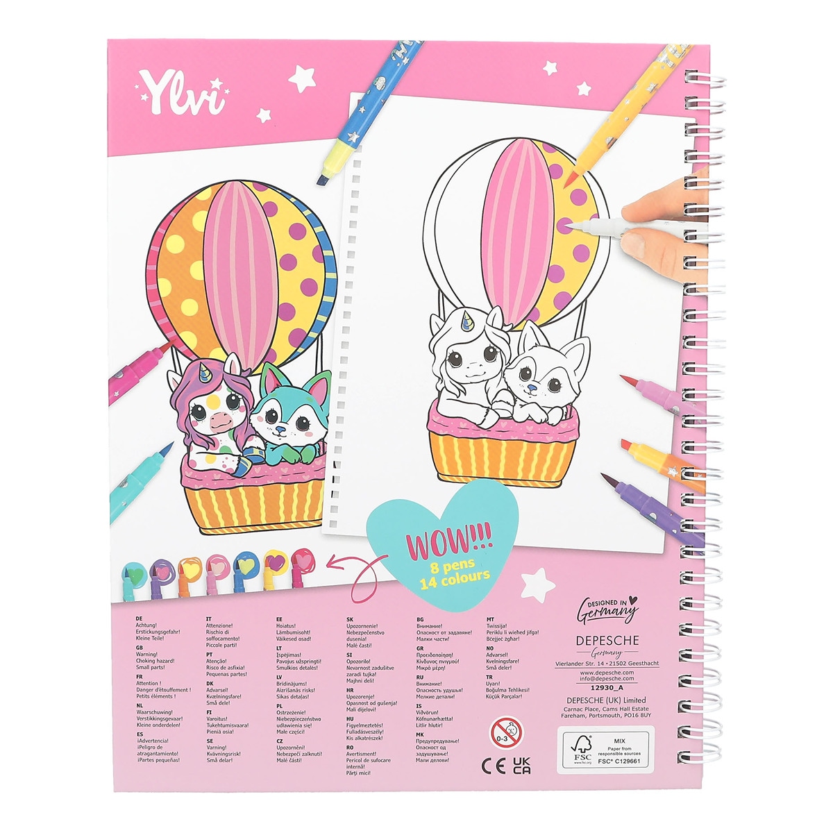 Livro de colorir Ylvi 6