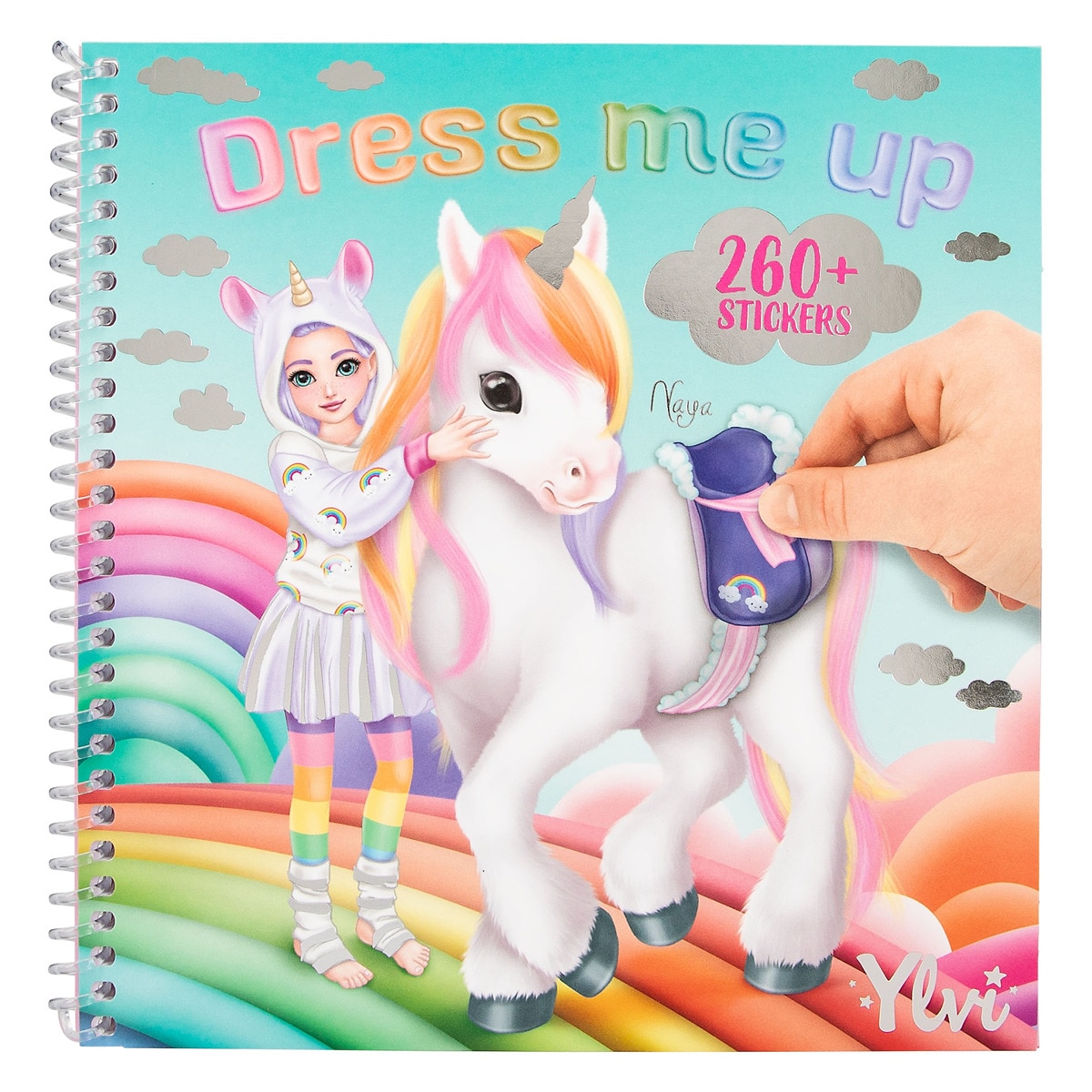 Livro dress me up unicórnio Ylvi 2