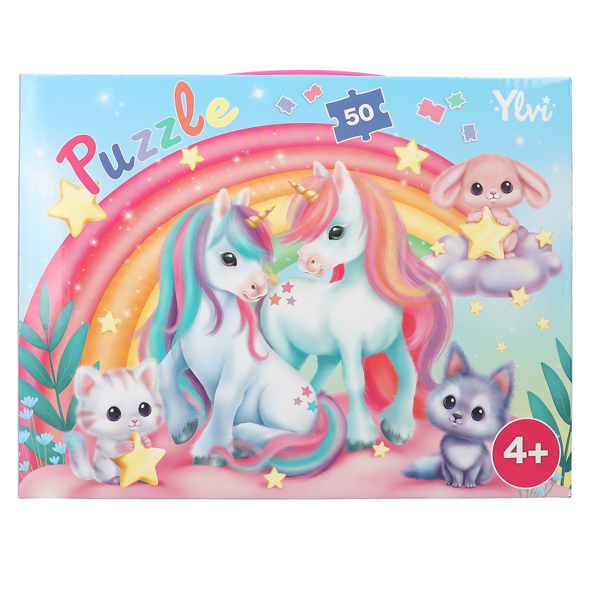 Puzzle 50 peças unicórnio Ylvi 2