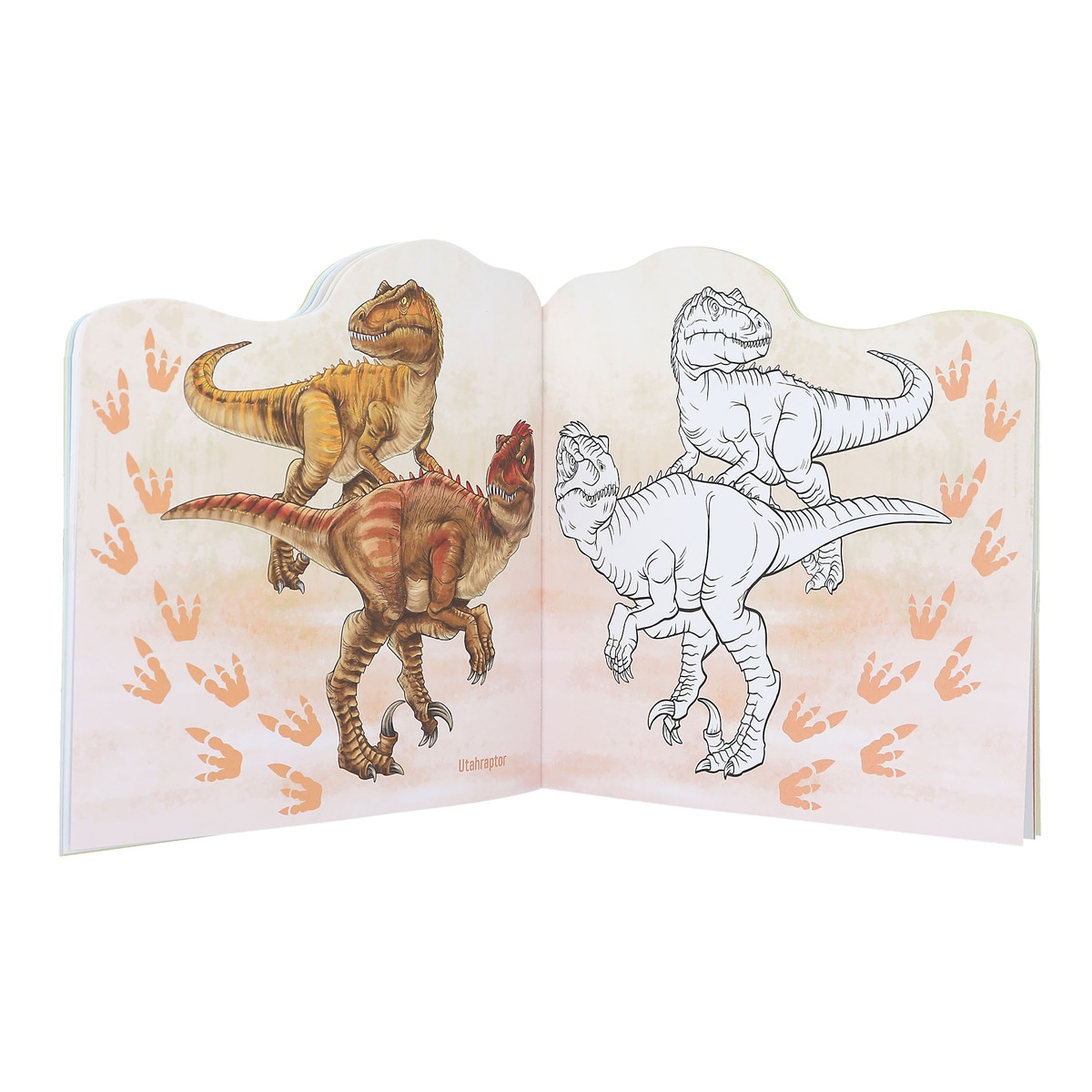 Libro de colorear dino Dino World 4