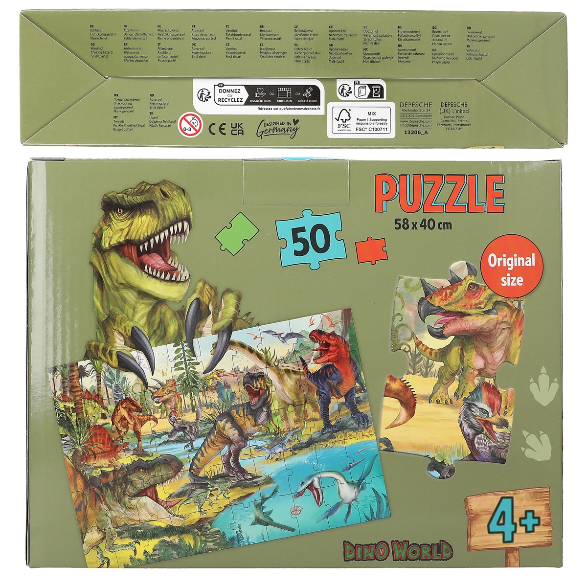 Puzzle 50 piezas Dino World 6