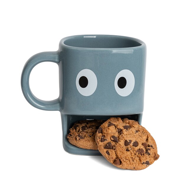 Imagen 0 de Taza para galletas Fisura azul