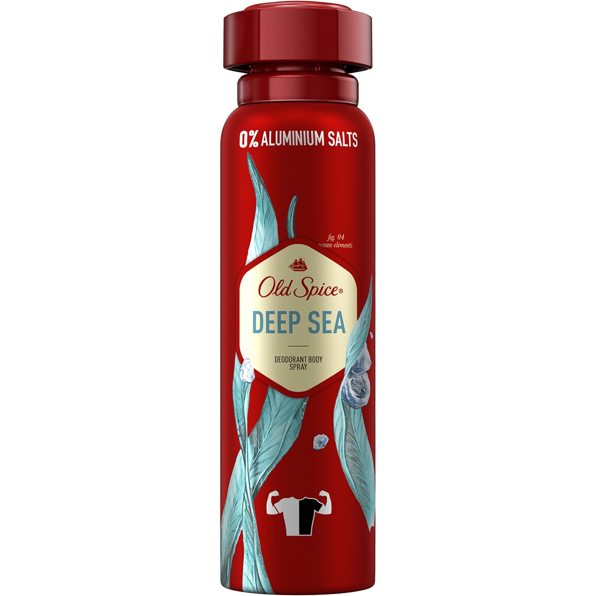 desodorante Deep Sea anti-manchas 0% sales de aluminio spray 150 ml