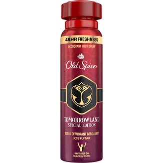 desodorante Rock Tomorrowland anti-manchas con bergamota 48h spray 150 ml - Old Spice