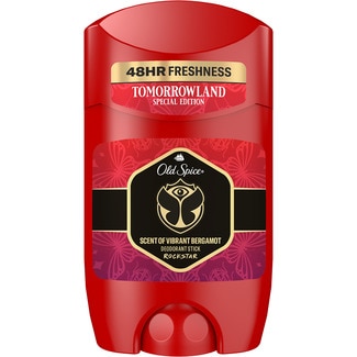 desodorante en stick Rock Tomorrowland anti-manchas con bergamota 48h envase 50 ml - Old Spice