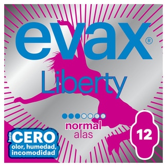 Liberty compresa con alas normal caja 12 unidades - Evax