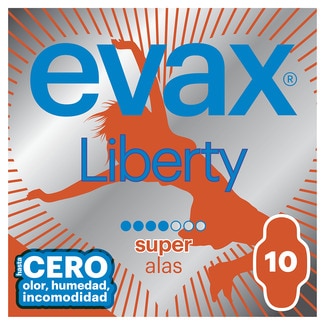 Liberty compresa con alas super caja 10 unidades - Evax