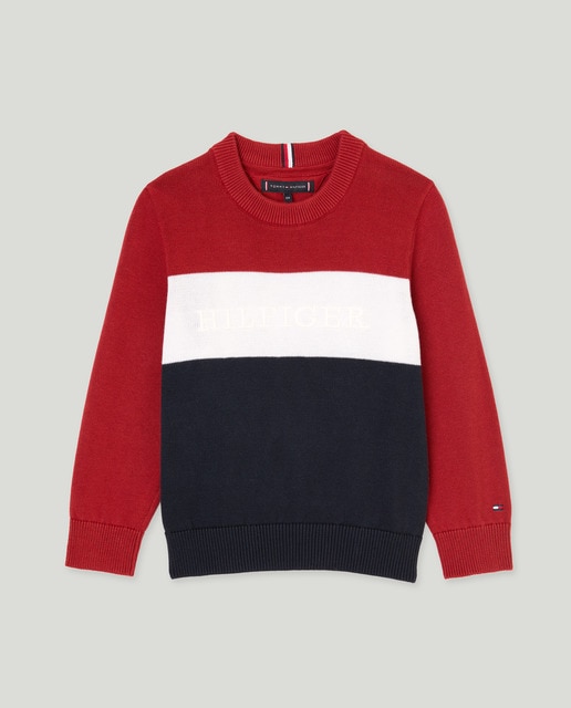 Imagen 0 de Jersey de niño de cuello redondo colorblock