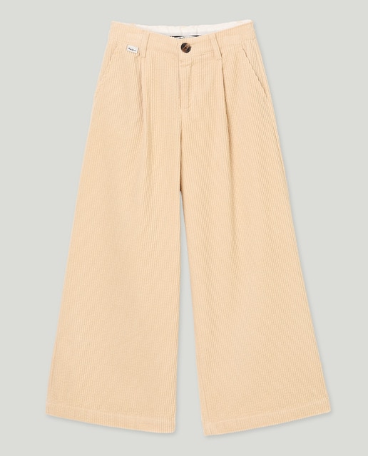 Imagen 0 de Pantalón de pinzas de pana para niña