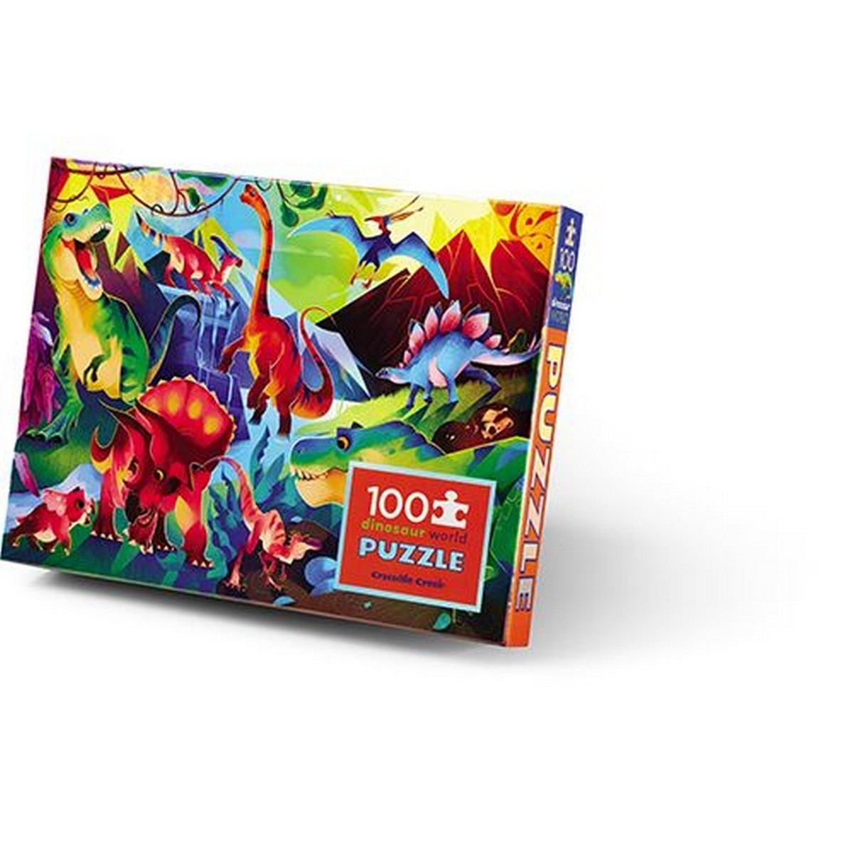 Imagem 0 de Puzzle Holográfico Dinosaur World 100 Peças - Crocodile Creek | Sig Toys - Envio Aleatório