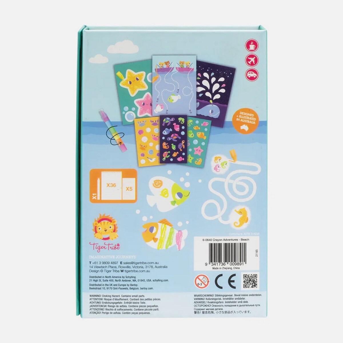 Conjunto de gravuras de arte de praia para pintar e personalizar 2