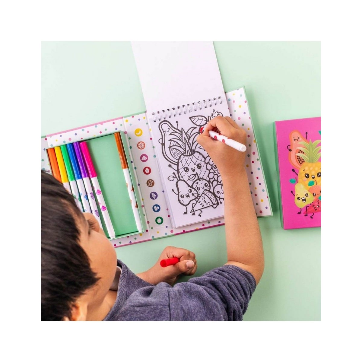 Conjunto para colorir com aroma a frutos 4