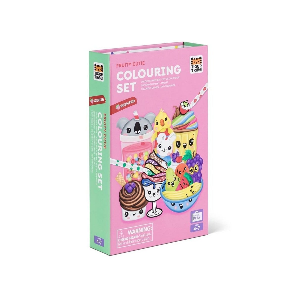 Conjunto para colorir com aroma a frutos 1