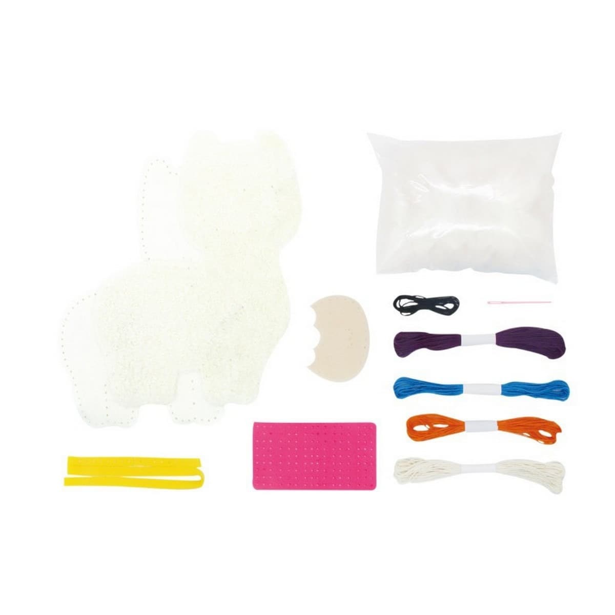 Conjunto de costura Peluche Lama Avenir Multicolor Multicolor-2