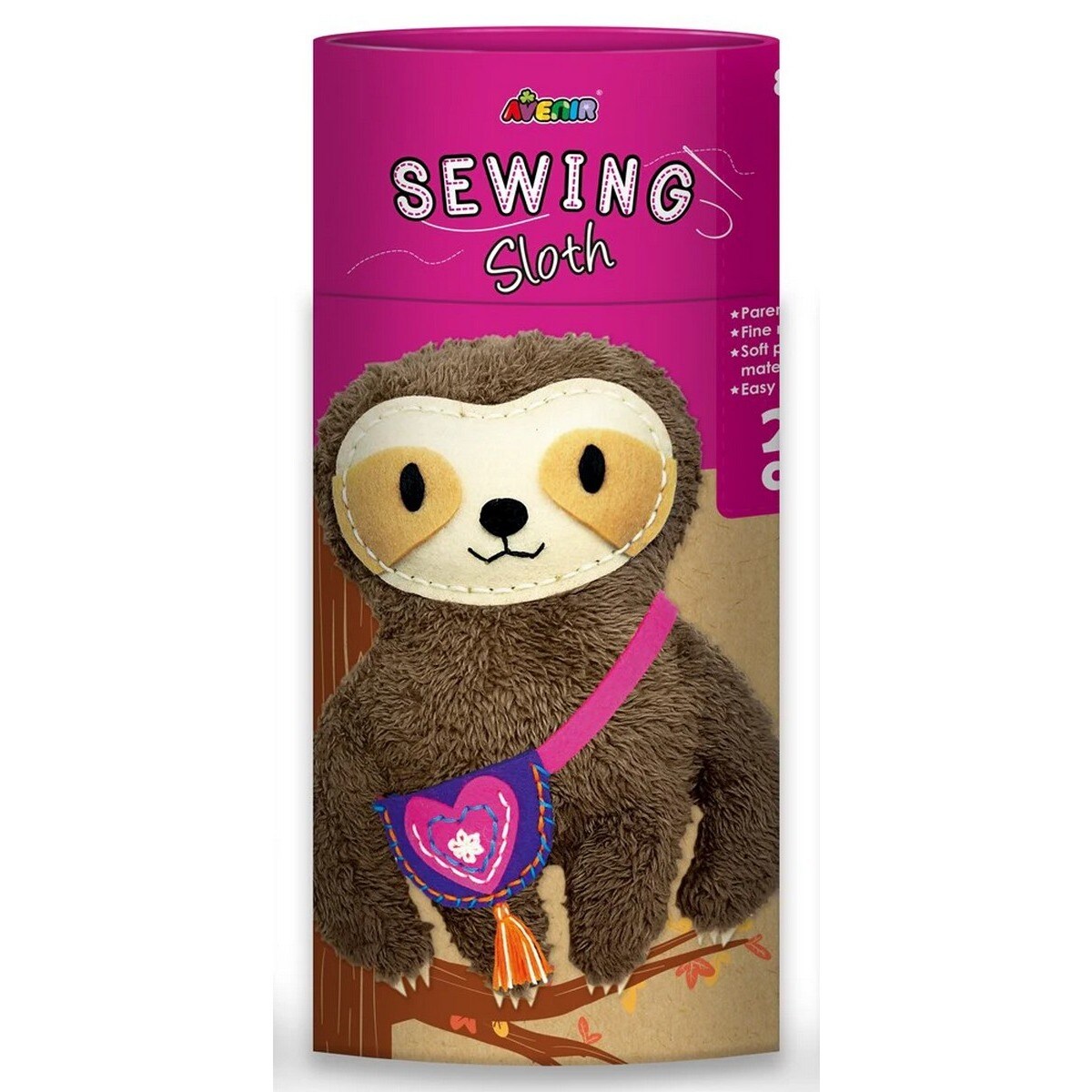 Imagem 0 de Conjunto de costura Peluche Preguiça Avenir Multicolor