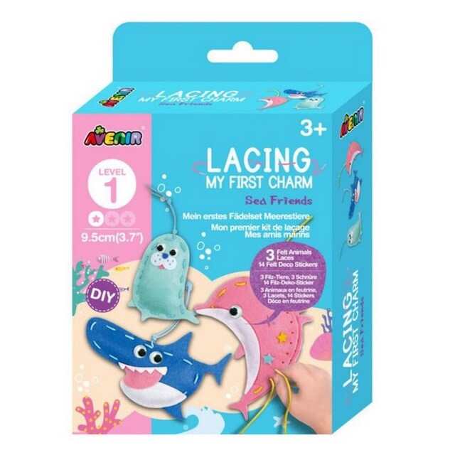 Imagem 0 de Set Costura Animais Marinhos Nivel 1 Avenir Multicolor