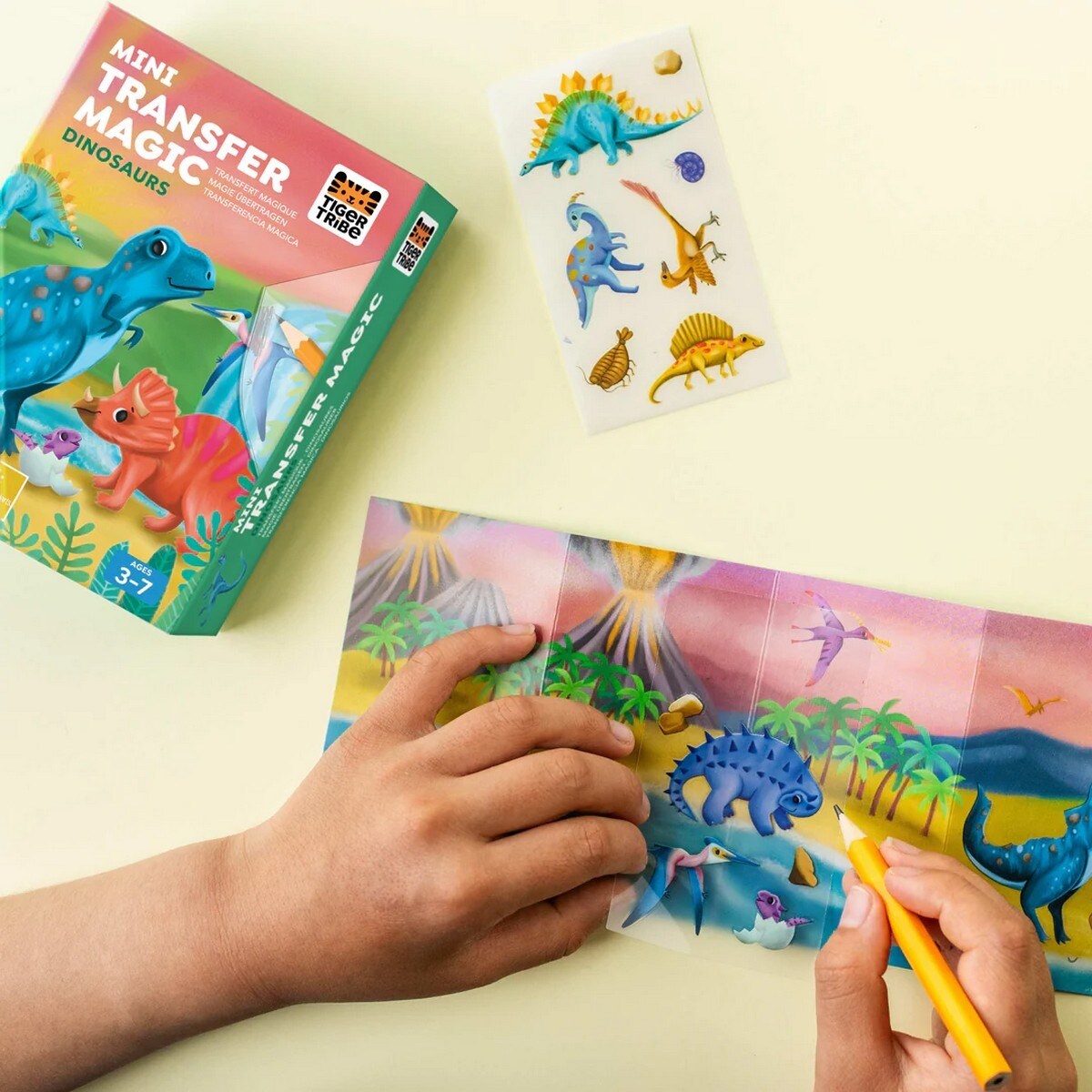 Mini transfer mágico - Dinossauros 3