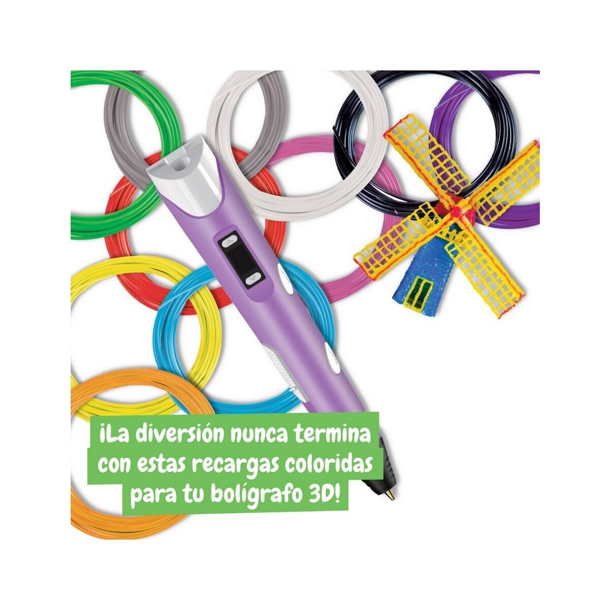 Recarga de filamentos para caneta 3D 5