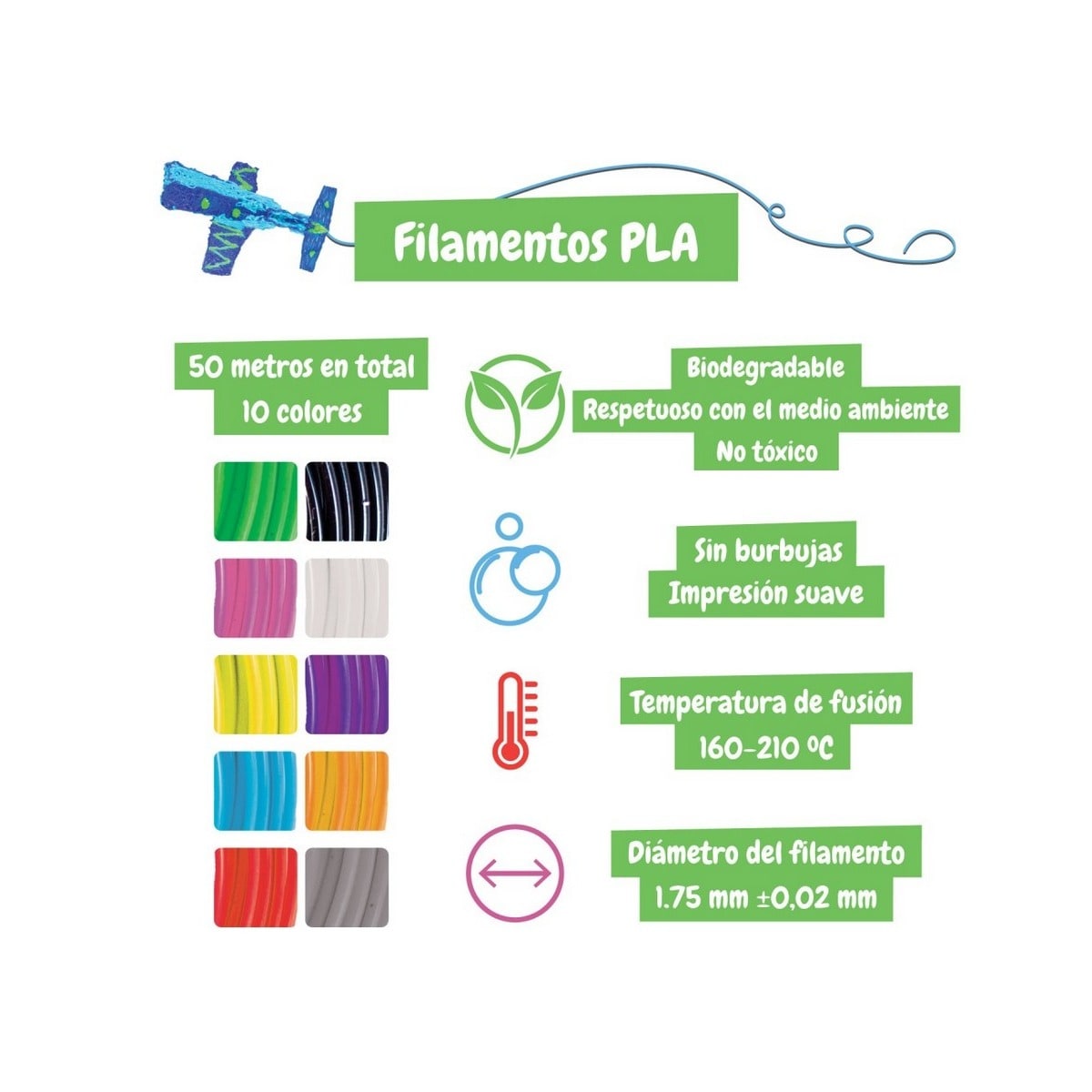 Recarga de filamentos para caneta 3D 4
