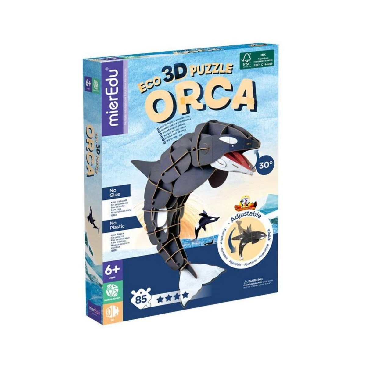 Puzzle 3D eco orca 1
