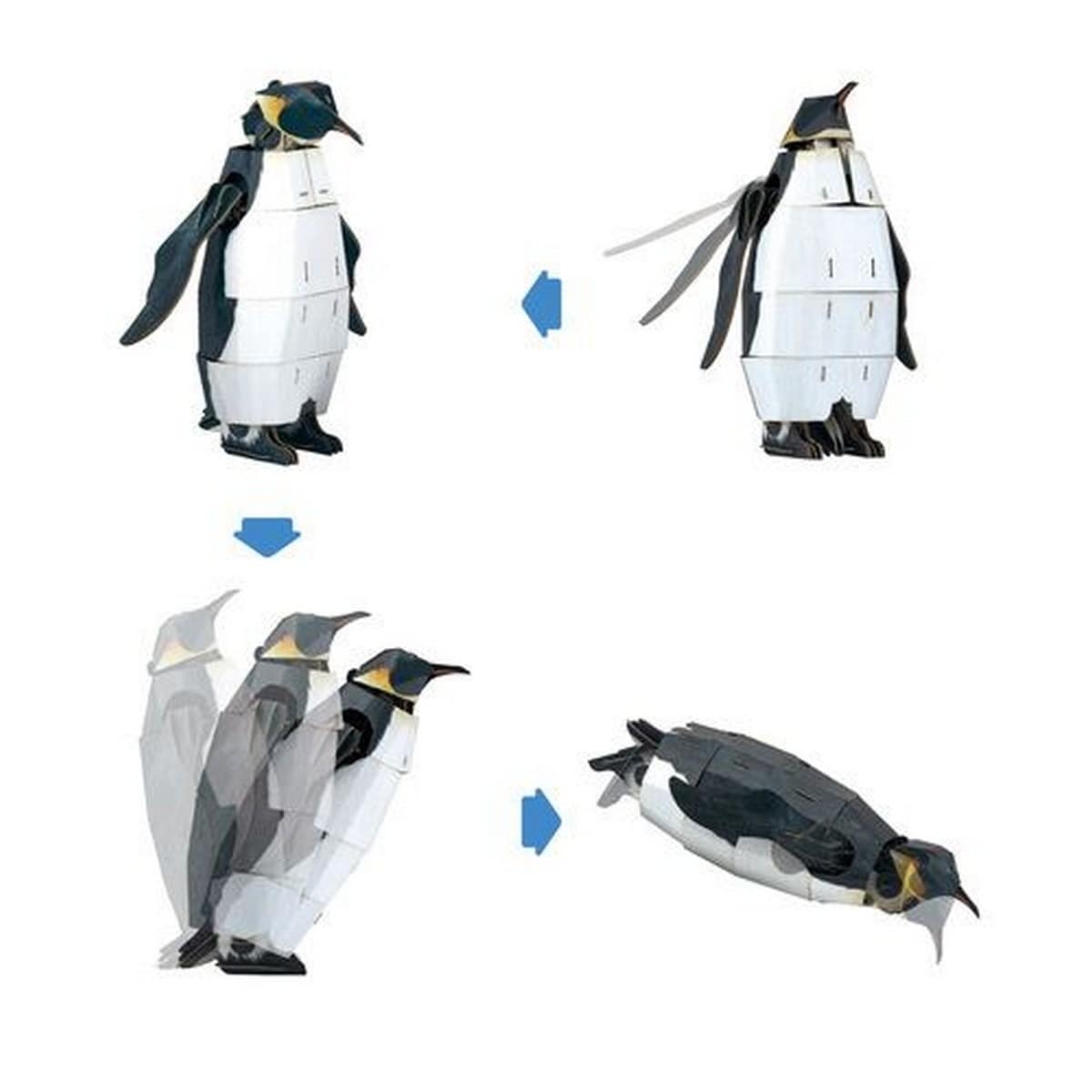 Puzzle Eco 3D MierEdu Pinguim 98 Peças 8