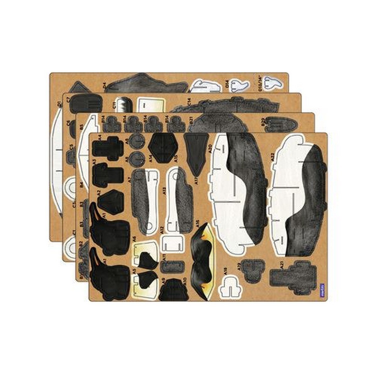 Puzzle Eco 3D MierEdu Pinguim 98 Peças 5