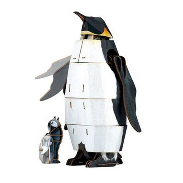 Imagem 0 de Puzzle Eco 3D MierEdu Pinguim 98 Peças