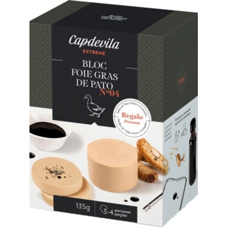 Bloco de Foie Gras de Pato unidade 135 g - Capdevila
