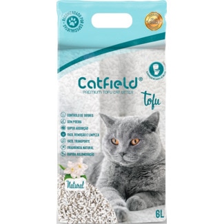 Areia para Gato Tofu embalagem 6 L - Catfield