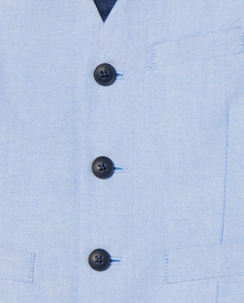 Colete Oxford 410 Azul Claro-5