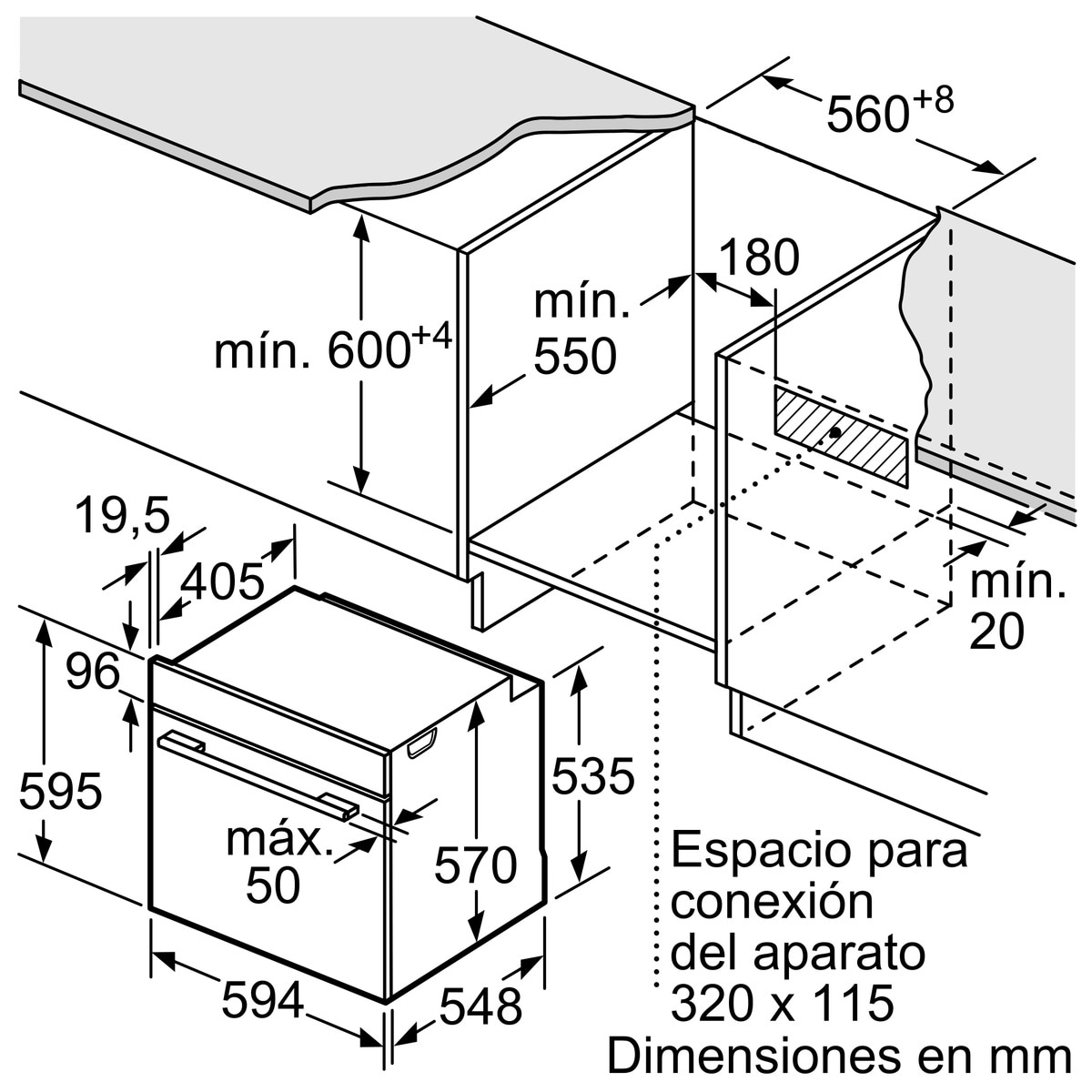 Forno Multifunções Balay 3HB4131X3 Hidrolítico e de 71 Litros - Inox e Preto Inox/Preto-2