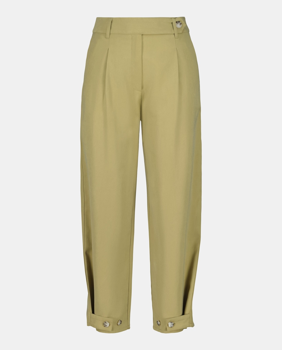 Pantalón de mujer globo Verde-4