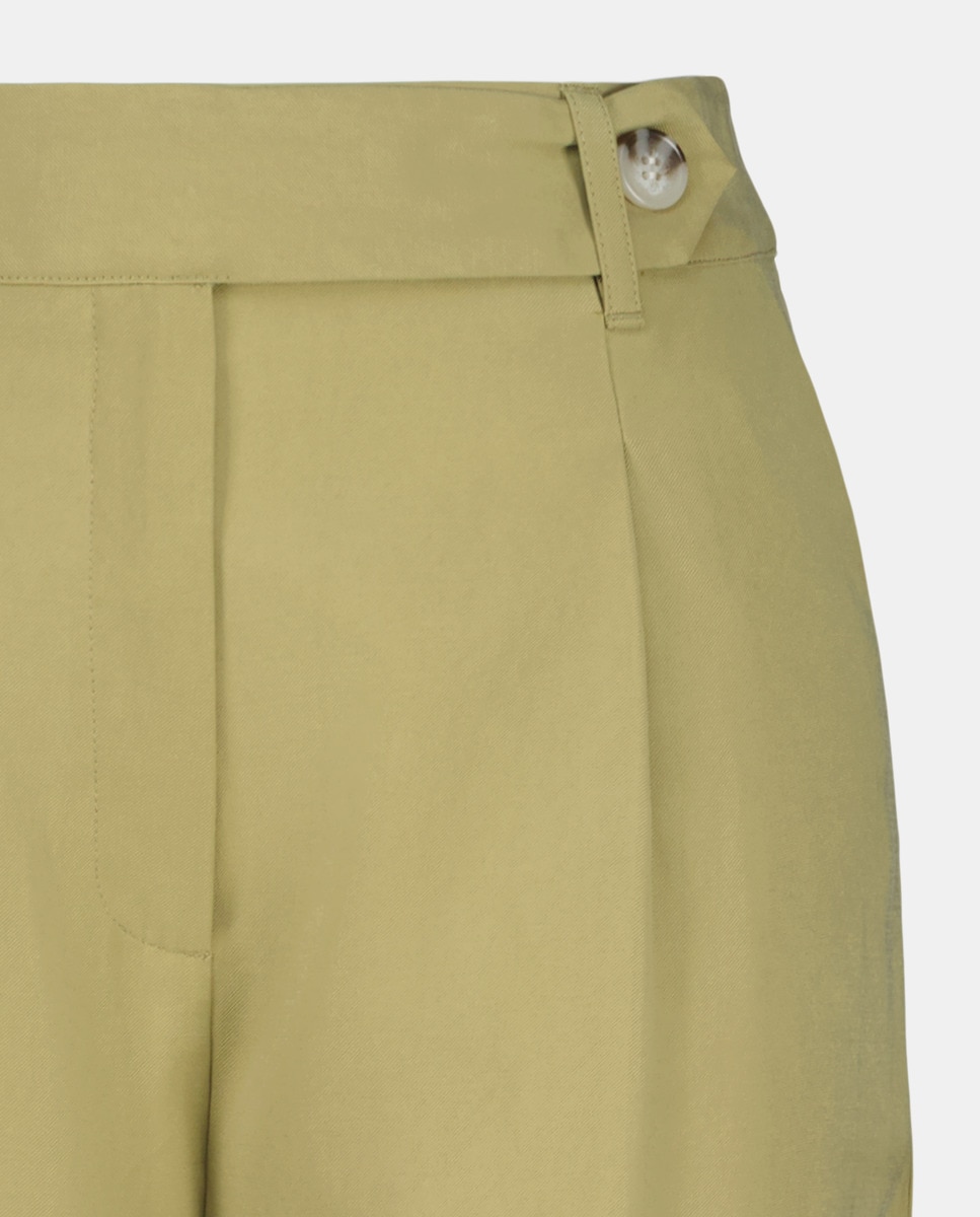 Pantalón de mujer globo Verde-5