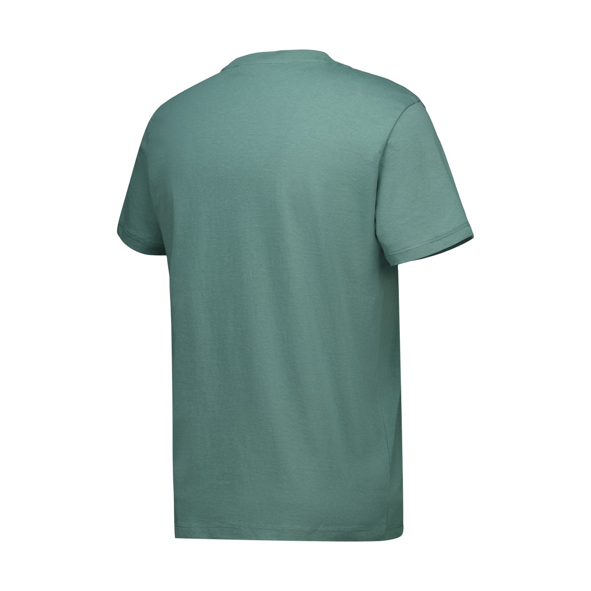 Camiseta de algodón de hombre Verde-5