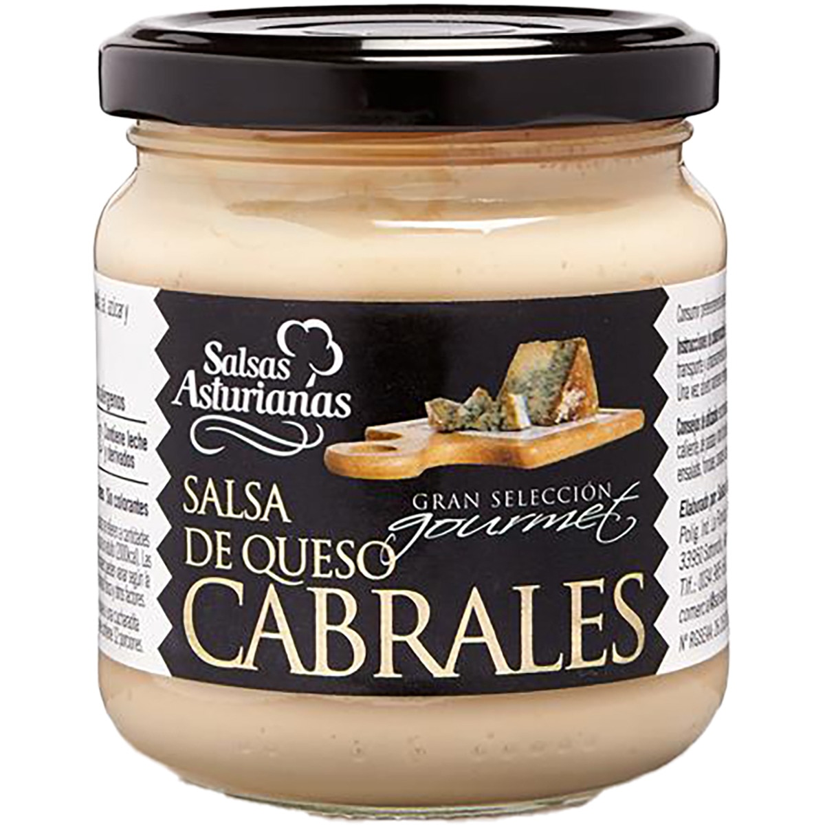 salsa queso cabrales gran selección gourmet frasco 190 g