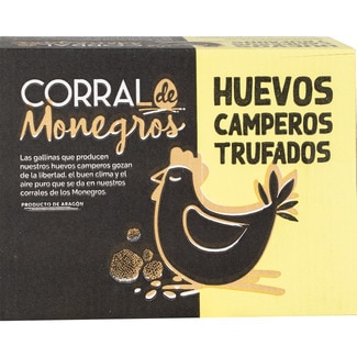 huevos camperos trufados estuche 6 unidades - Corral De Monegros