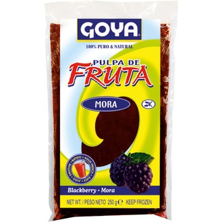 pulpa de mora envase 250 g - Goya