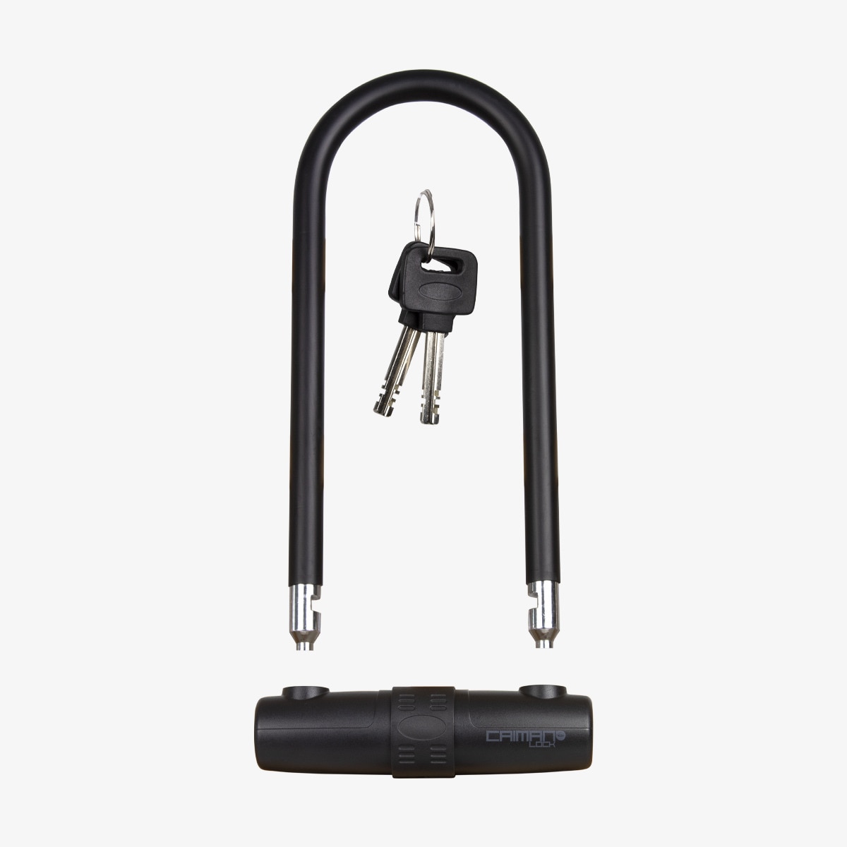 Cadeado em U Caiman Lock 170X320 com Suporte Preto-2
