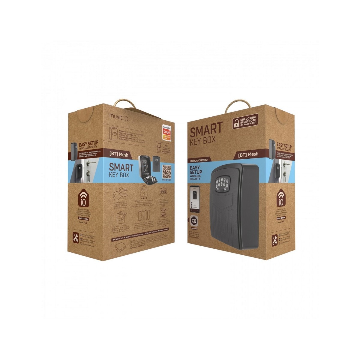 Caixa de Chaves Sem Fios Exterior Muvit 9